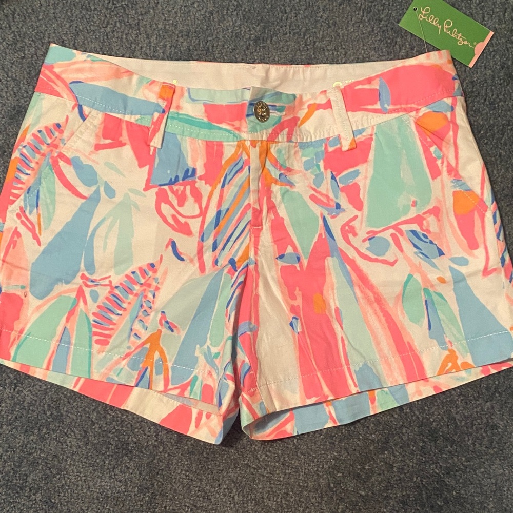 Lilly Pulitzer Out To Sea Callahan Shorts NWT size 8